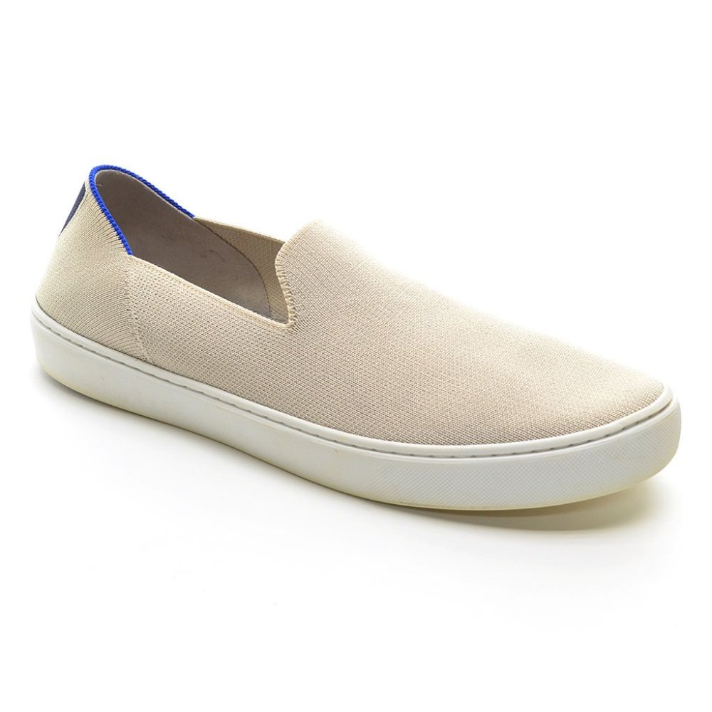 Rothy's The Loafer Tan Knit Washable Flats size 10